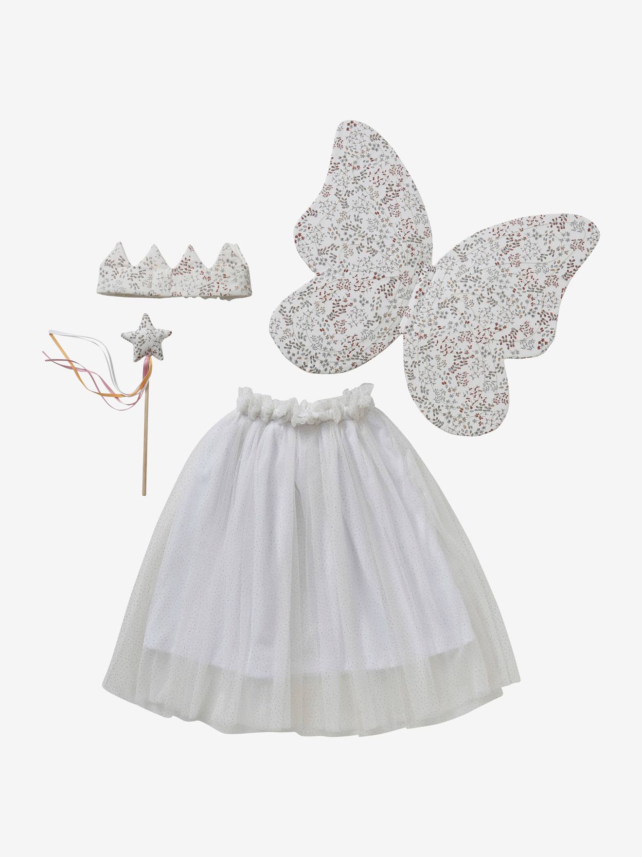 Déguisement panoplie de princesse multicolore