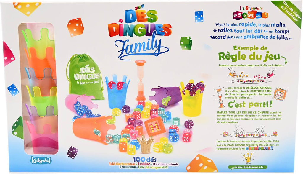 Dés dingues family multicolore