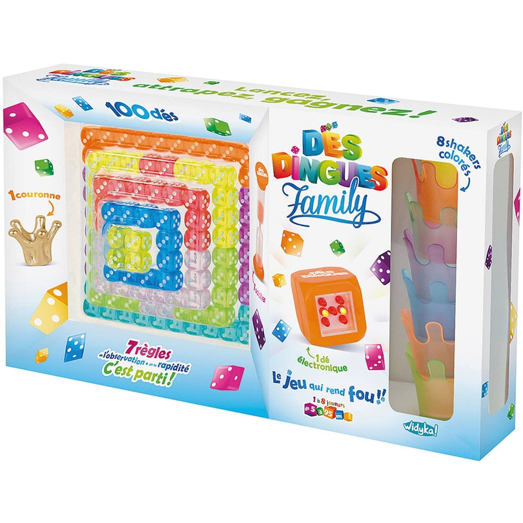 Dés dingues family multicolore