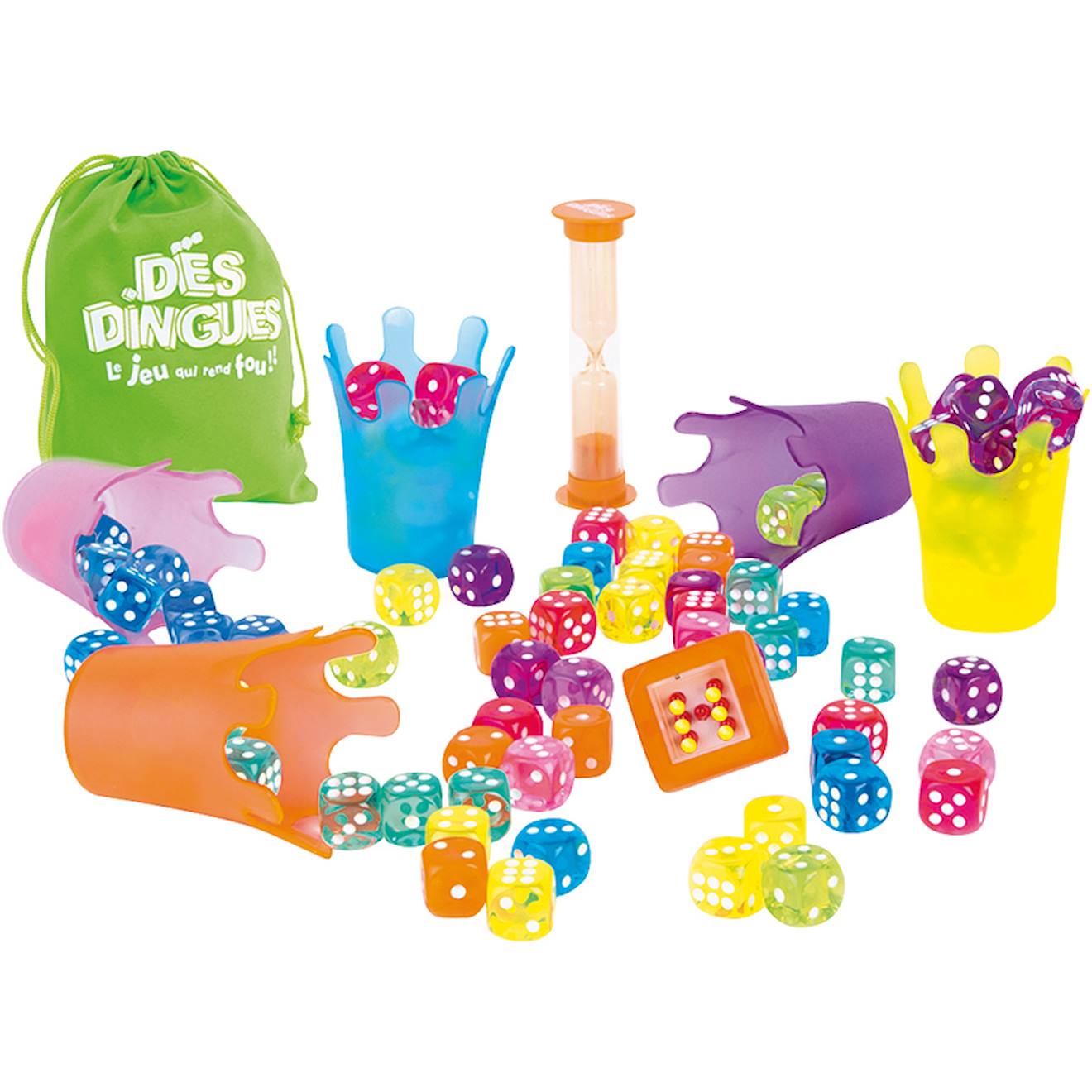 Dés dingues family multicolore