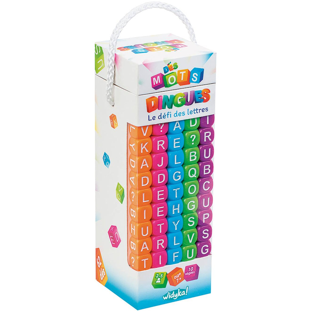 Dés mots dingues multicolore