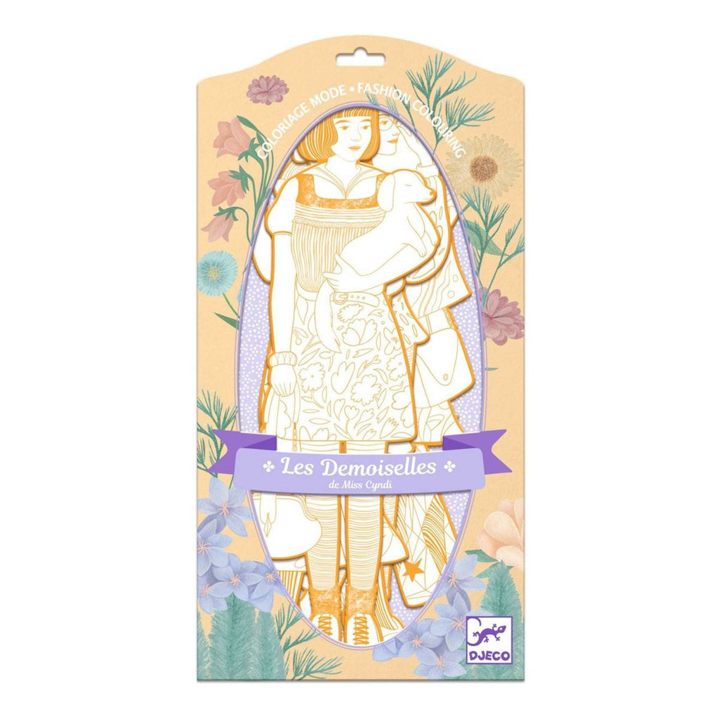 Dessins à colorier : demoiselles scout multicolore