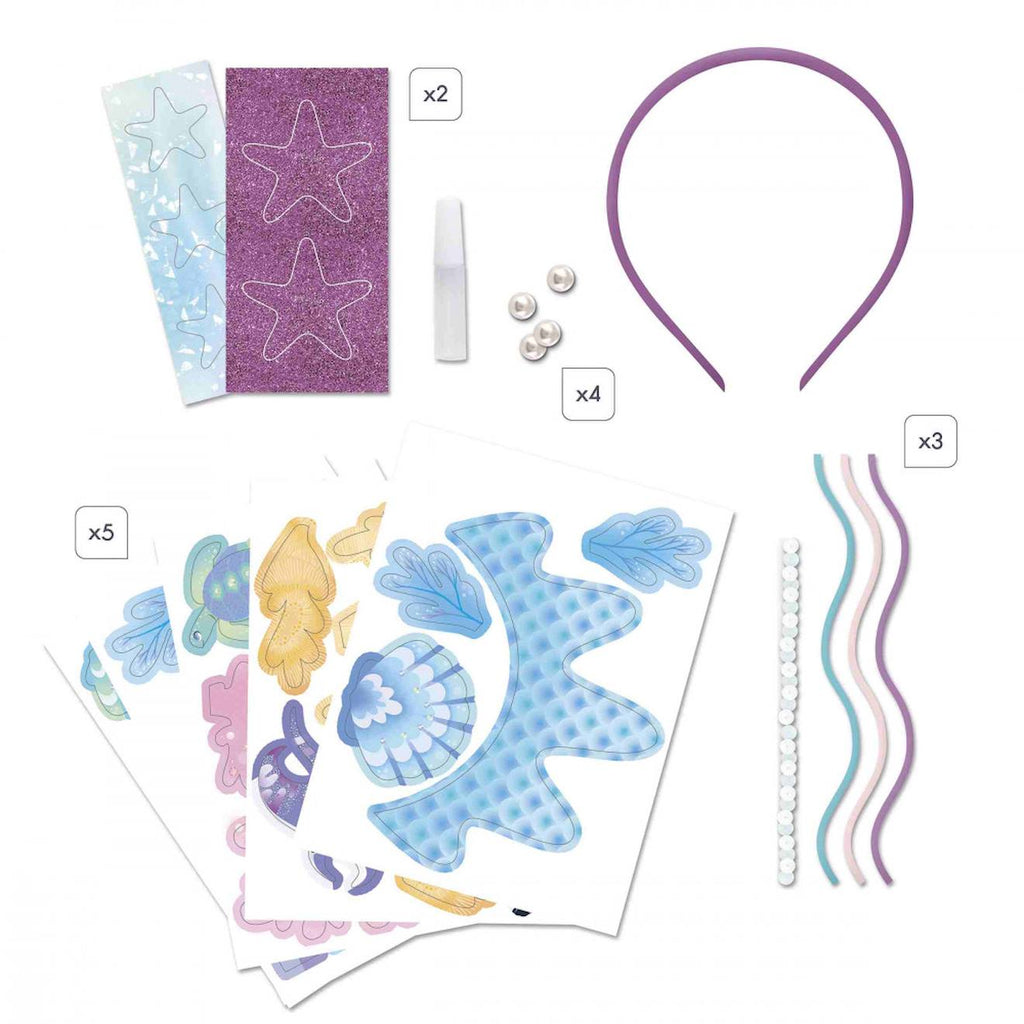 Diadème a créer sirène - magic océan multicolore