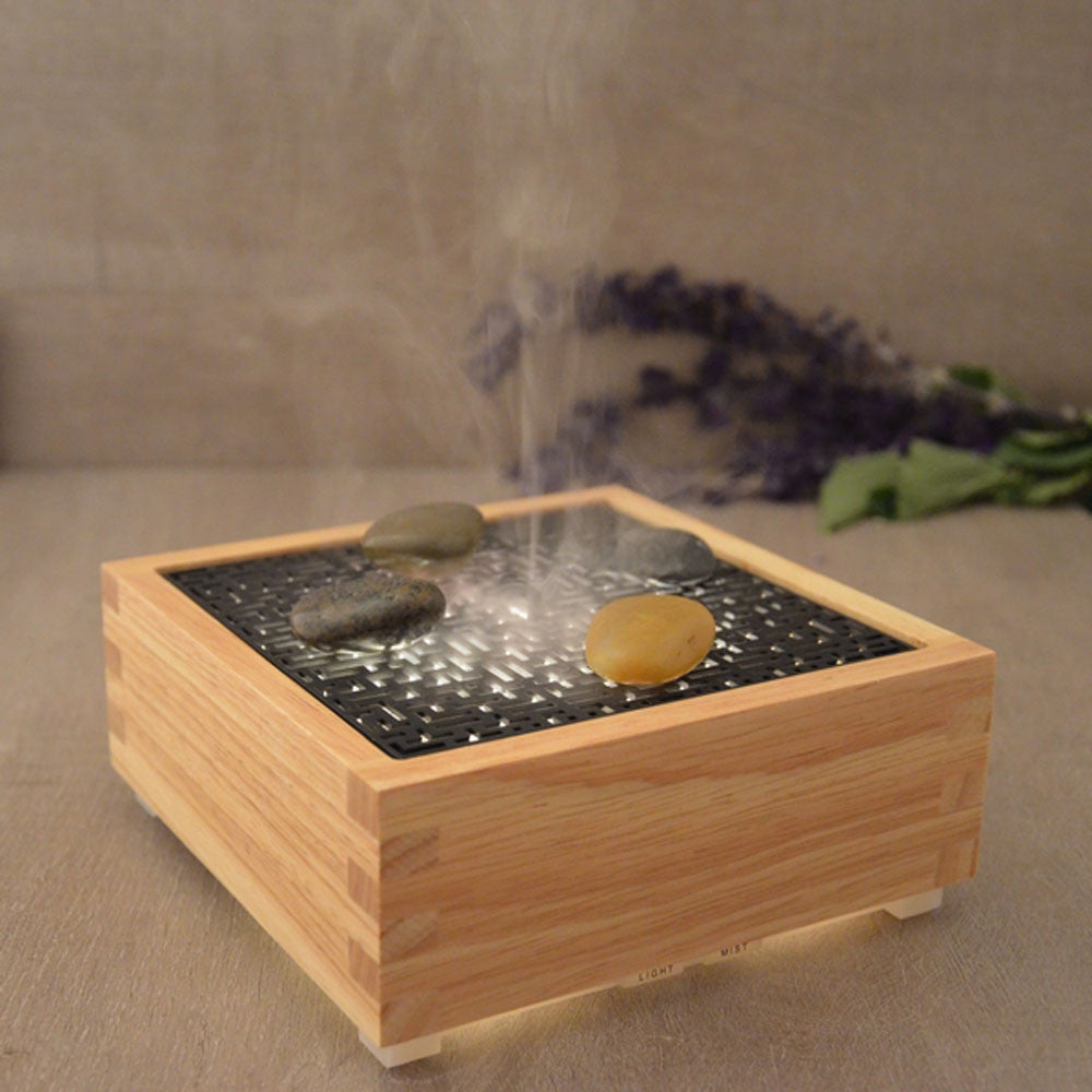 Diffuseur d'Arômes Brumisateur en Bois - Diffuseur Huiles Essentielles CadoMaestro