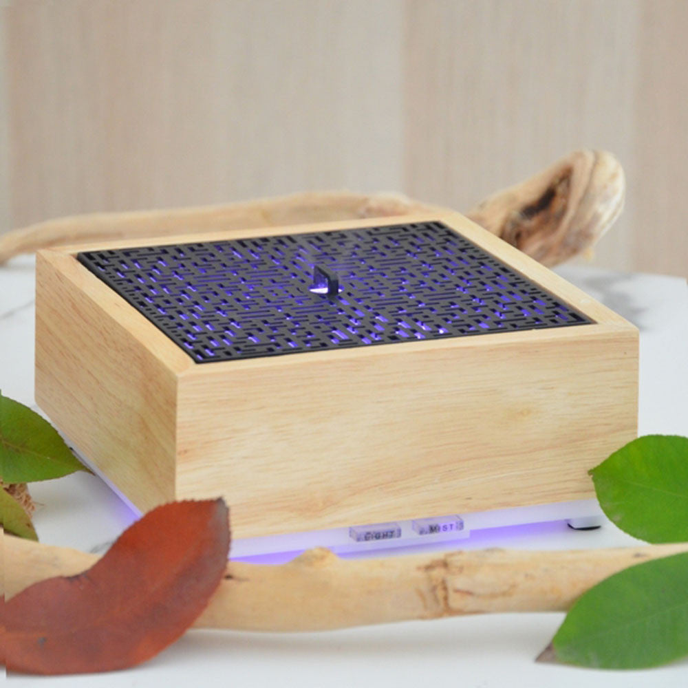 Diffuseur d'Arômes Brumisateur en Bois - Diffuseur Huiles Essentielles CadoMaestro