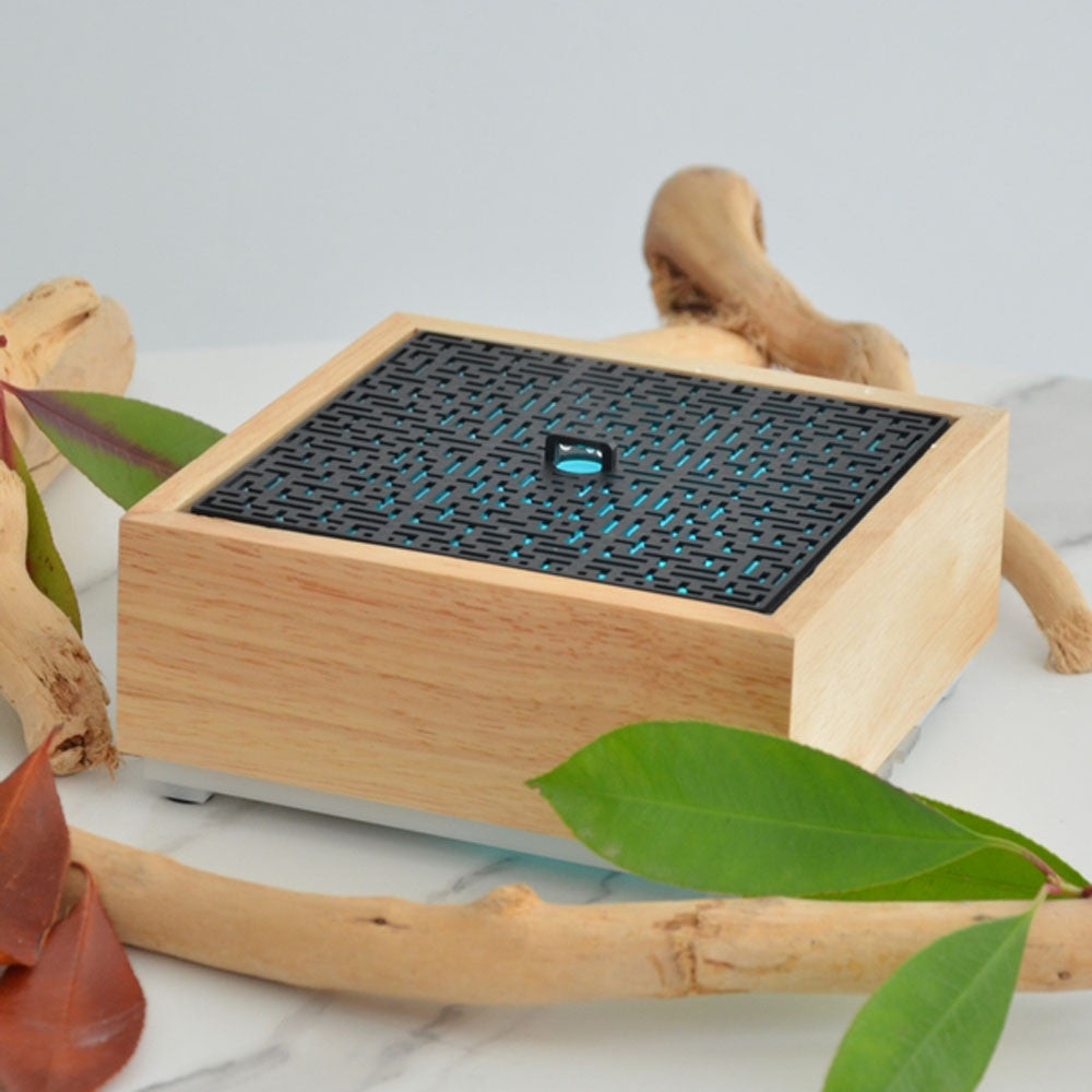 Diffuseur d'Arômes Brumisateur en Bois - Diffuseur Huiles Essentielles CadoMaestro