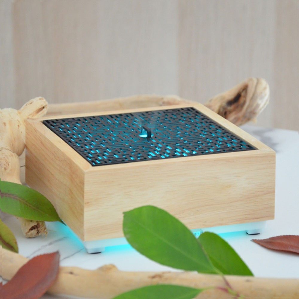 Diffuseur d'Arômes Brumisateur en Bois - Diffuseur Huiles Essentielles CadoMaestro