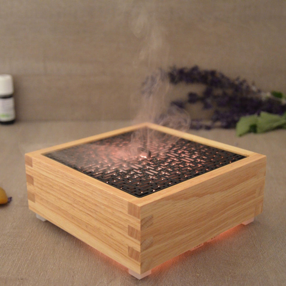 Diffuseur d'Arômes Brumisateur en Bois - Diffuseur Huiles Essentielles CadoMaestro