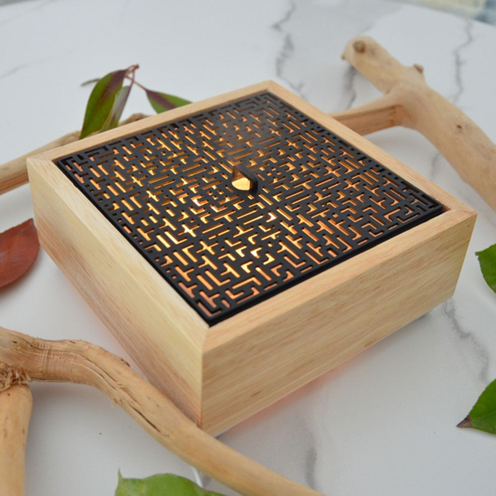 Diffuseur d'Arômes Brumisateur en Bois - Diffuseur Huiles Essentielles CadoMaestro