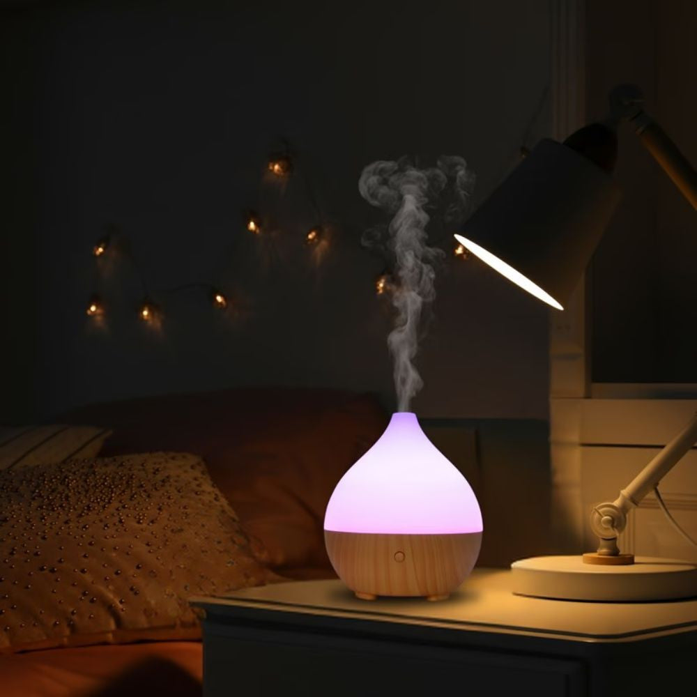 Diffuseur d'Huiles Essentielles Ultrasonique Lumineux - Diffuseur Huiles Essentielles