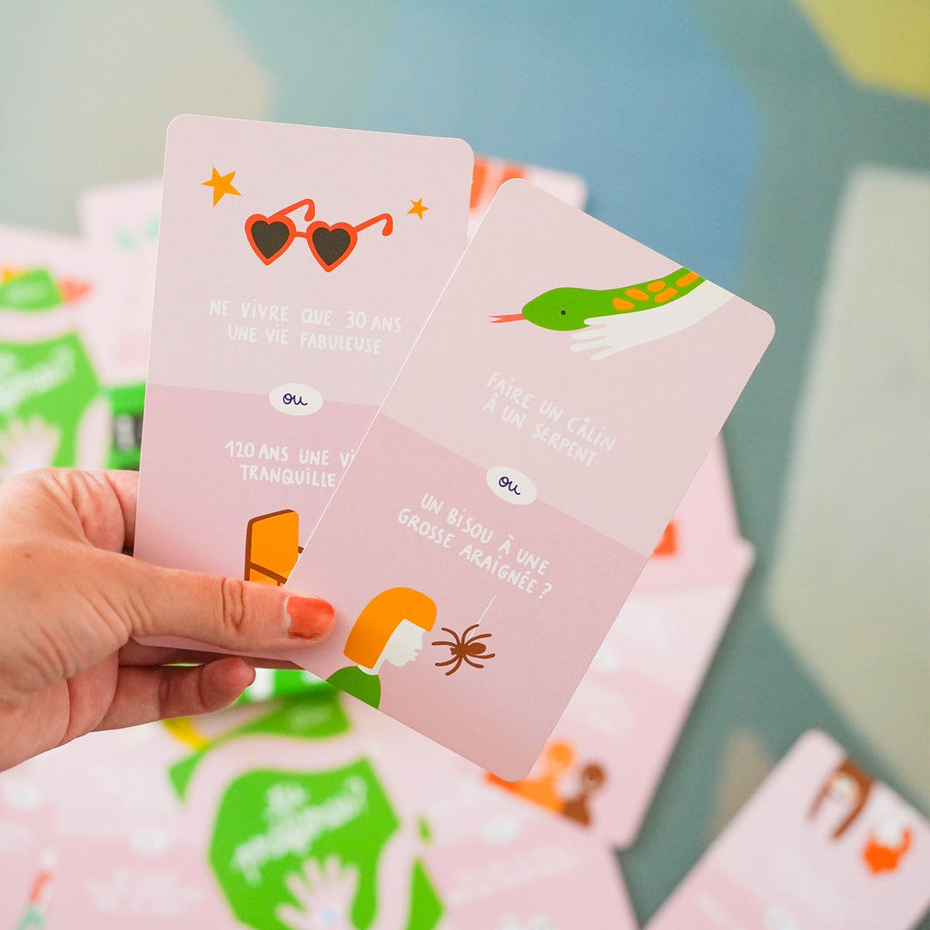 Cartes du jeu Dilemmes Absurdes