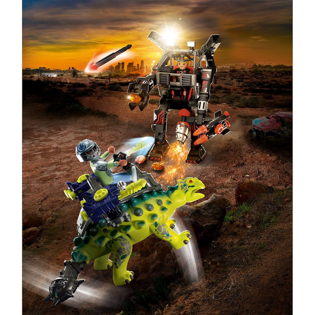 Dino rise saichania et robot soldat 70626 multicolore