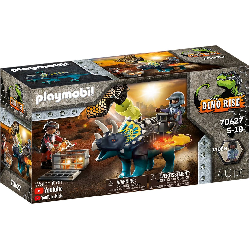 Dino rise triceratops et soldats 70627 multicolore