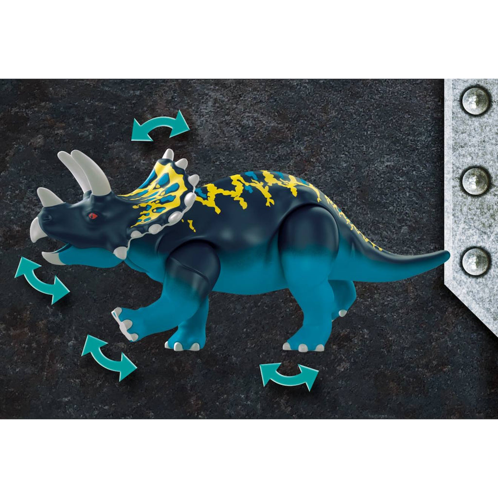 Dino rise triceratops et soldats 70627 multicolore