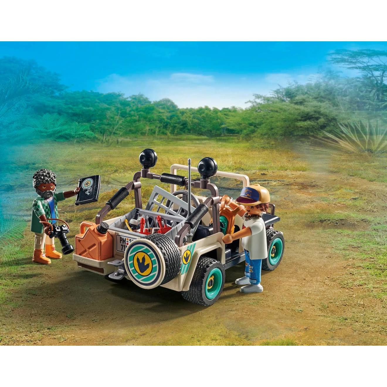 Dinos campement des explorateurs avec dinosaures 71523 multicolore