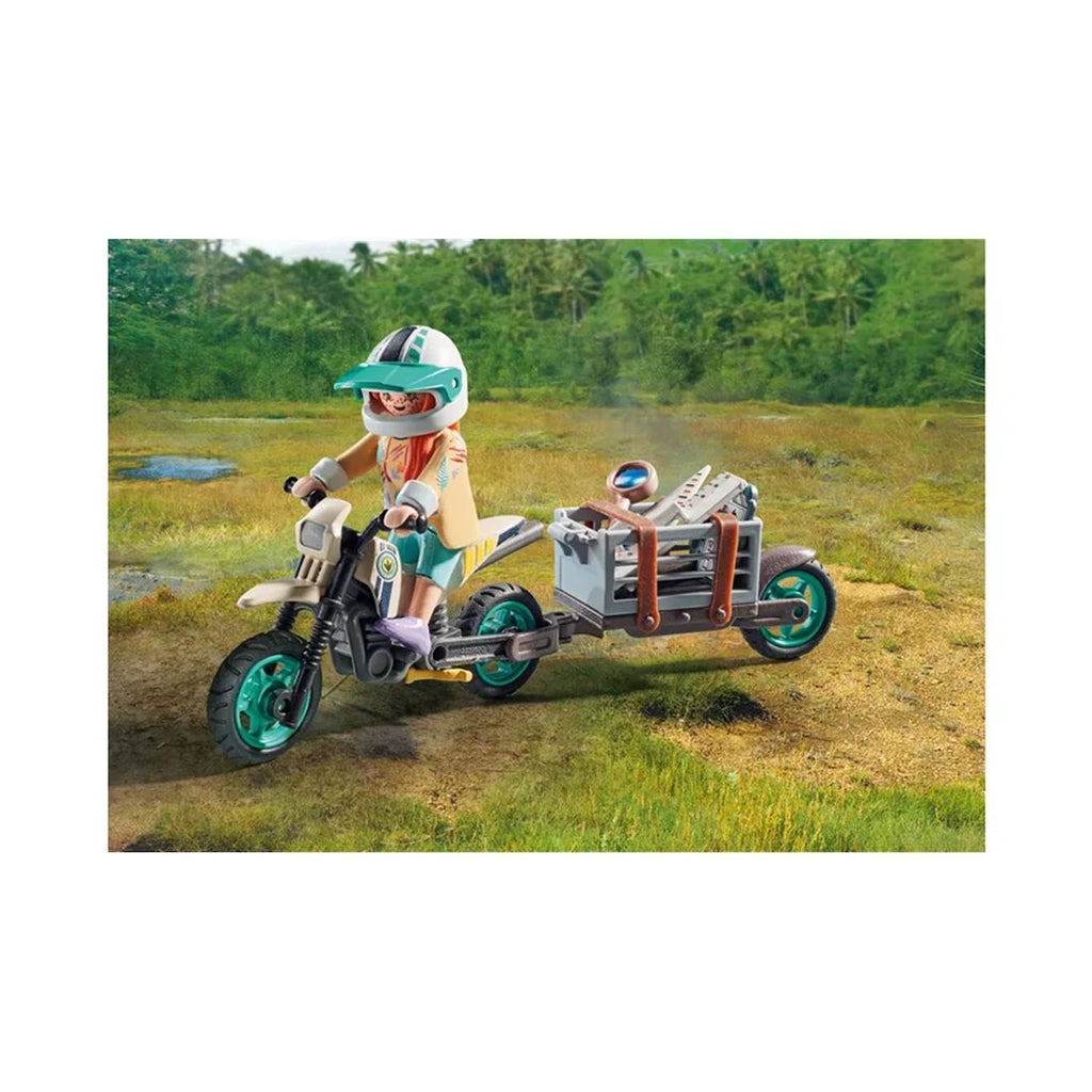 Dinos explorateur avec moto et tyrannosaure 71524 multicolore