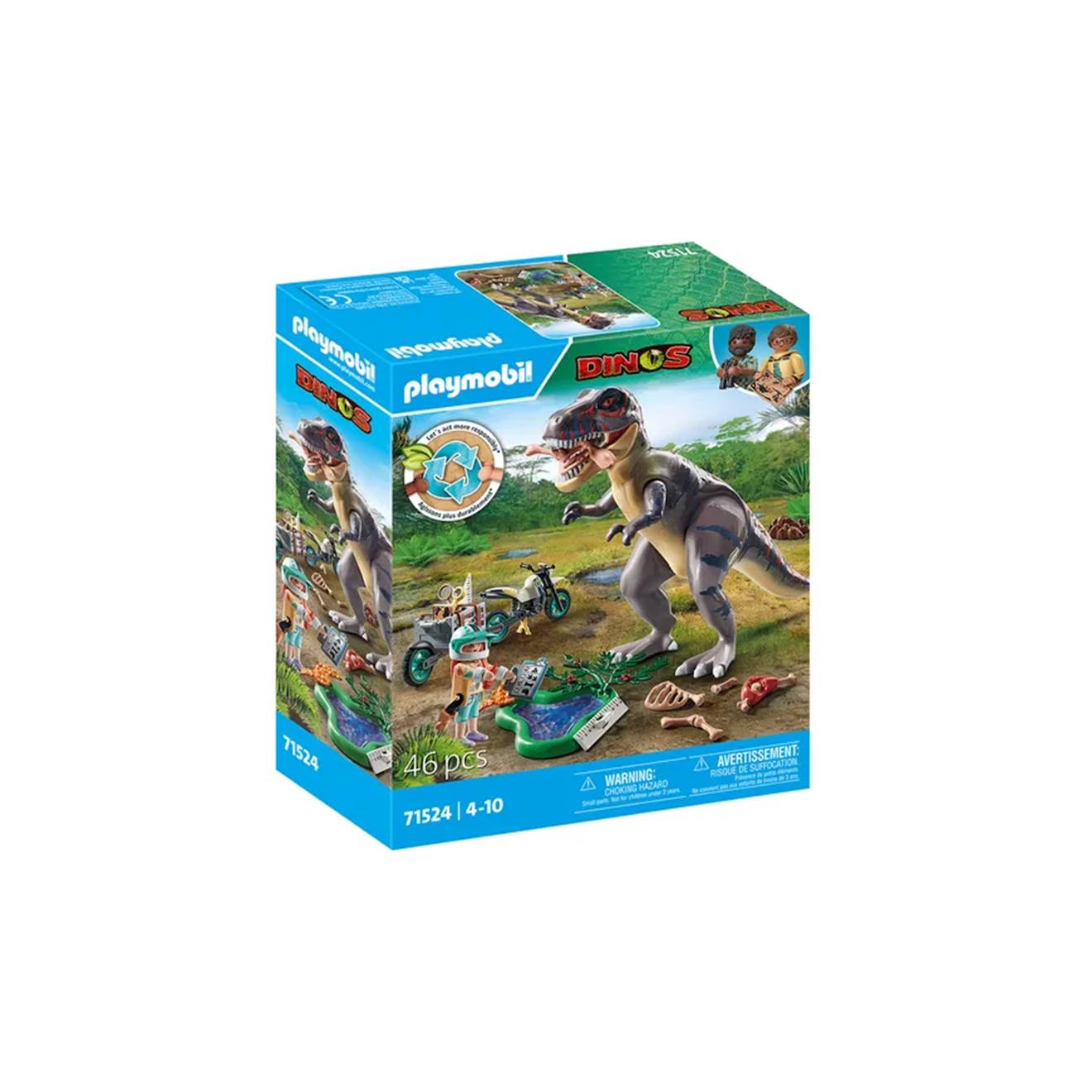 Dinos explorateur avec moto et tyrannosaure 71524 multicolore
