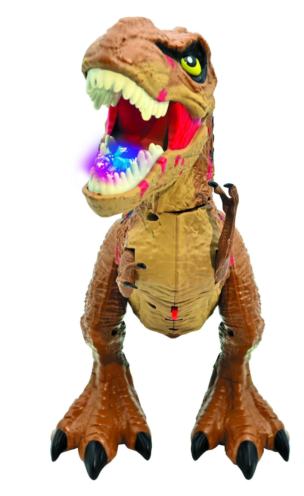 Dinosaure tirex télécommandé beige