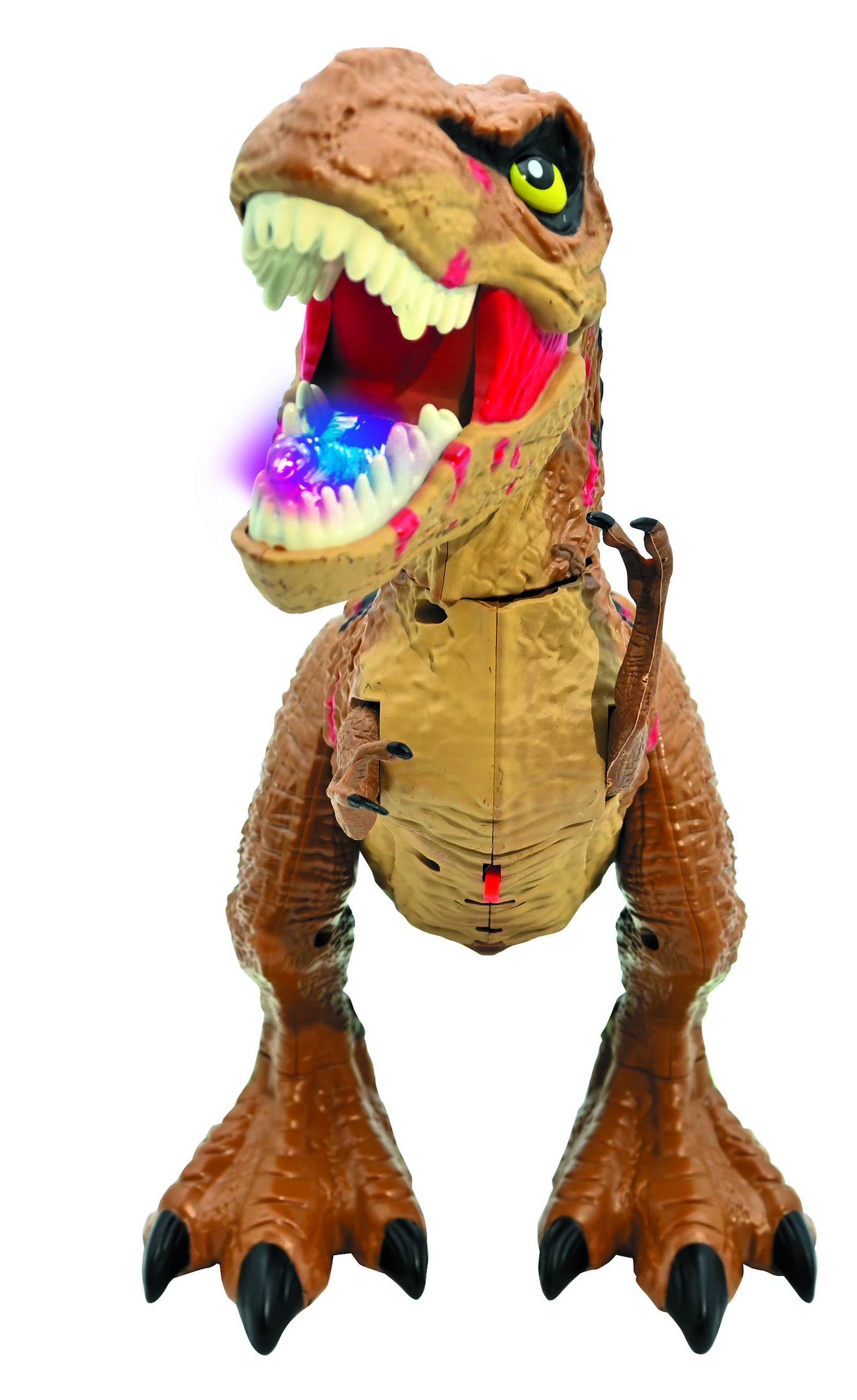 Dinosaure tirex télécommandé beige