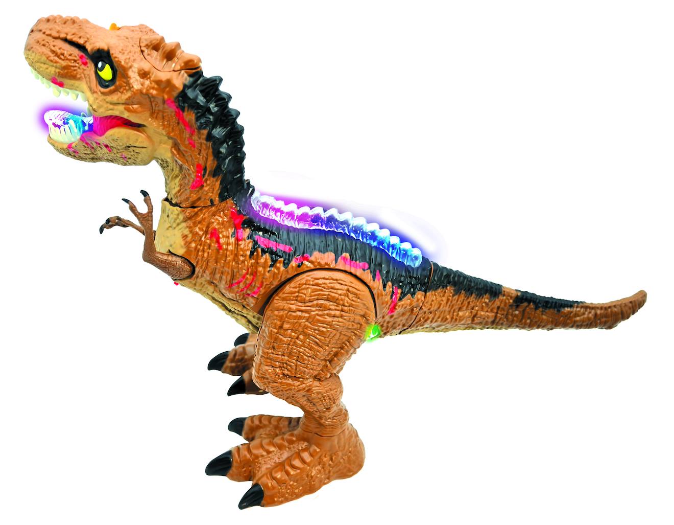 Dinosaure tirex télécommandé beige