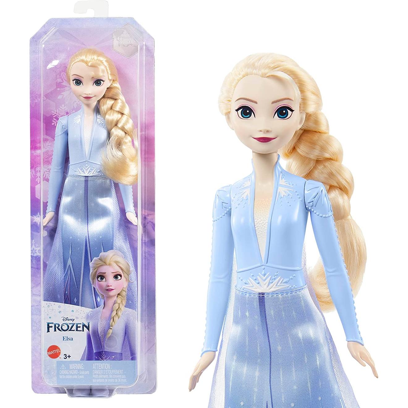 Disney La Reine des Neiges 2 poupée elsa bleu