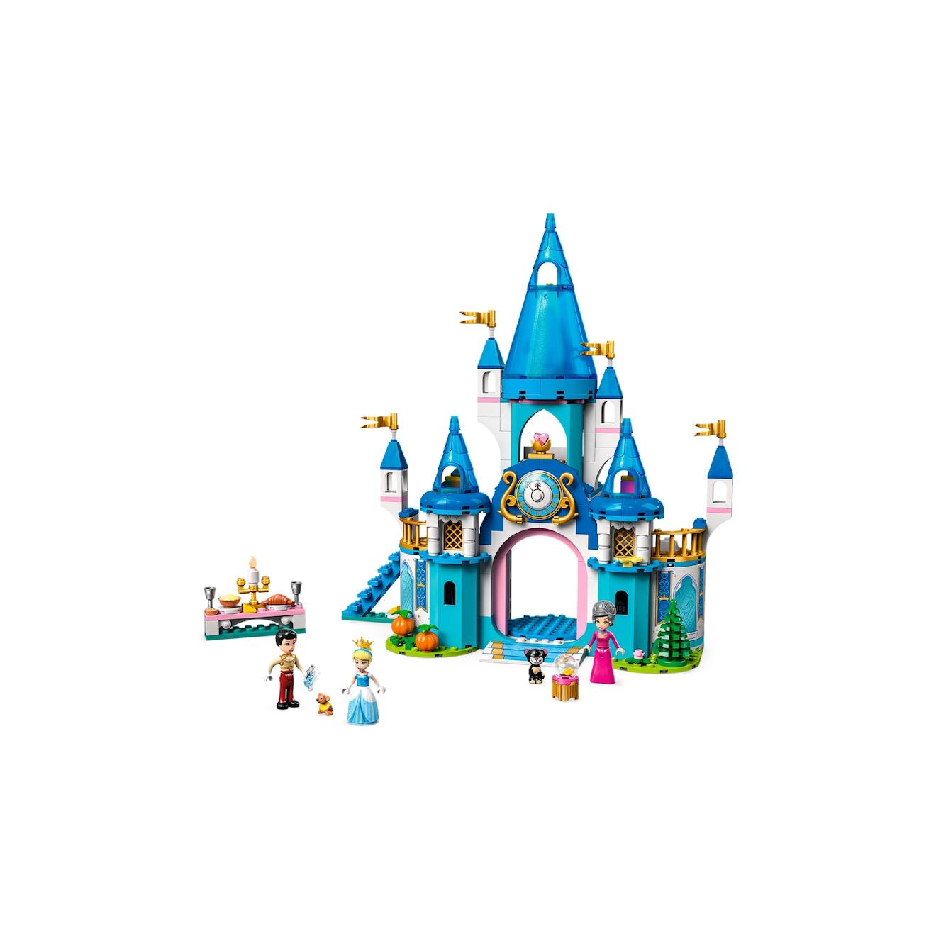 Disney le château de cendrillon et du prince charmant 43206 multicolore