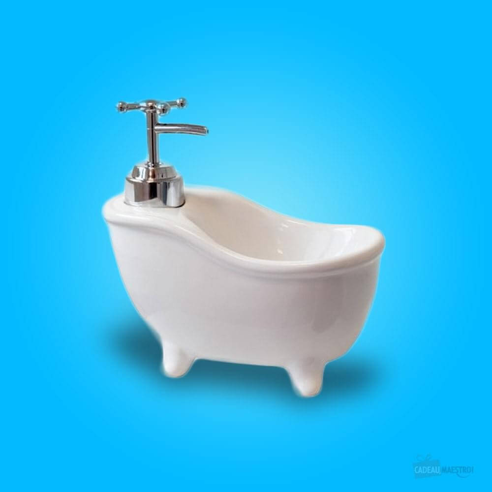 Distributeur de Savon Baignoire - Accessoire Salle de Bain Originaux Invotis