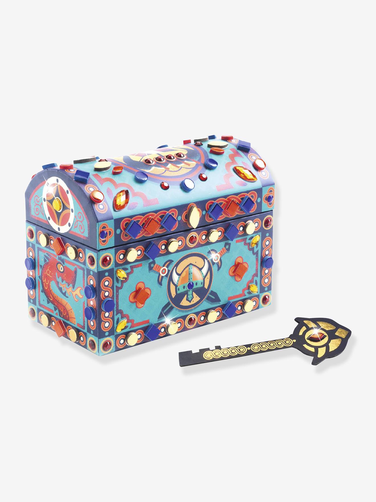 Diy super trésor-boîte à secret bleu