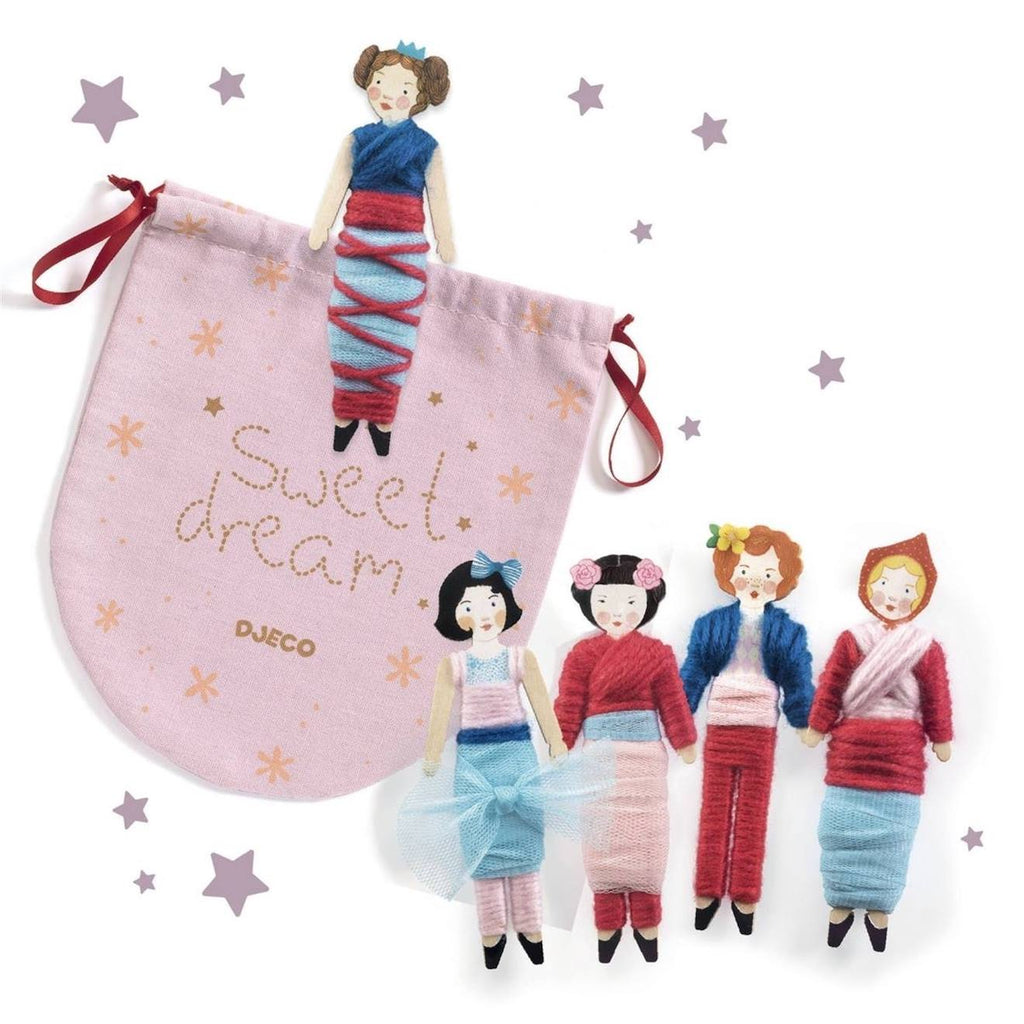 Do it yourself 5 poupées chasse-tracas sweet night multicolore