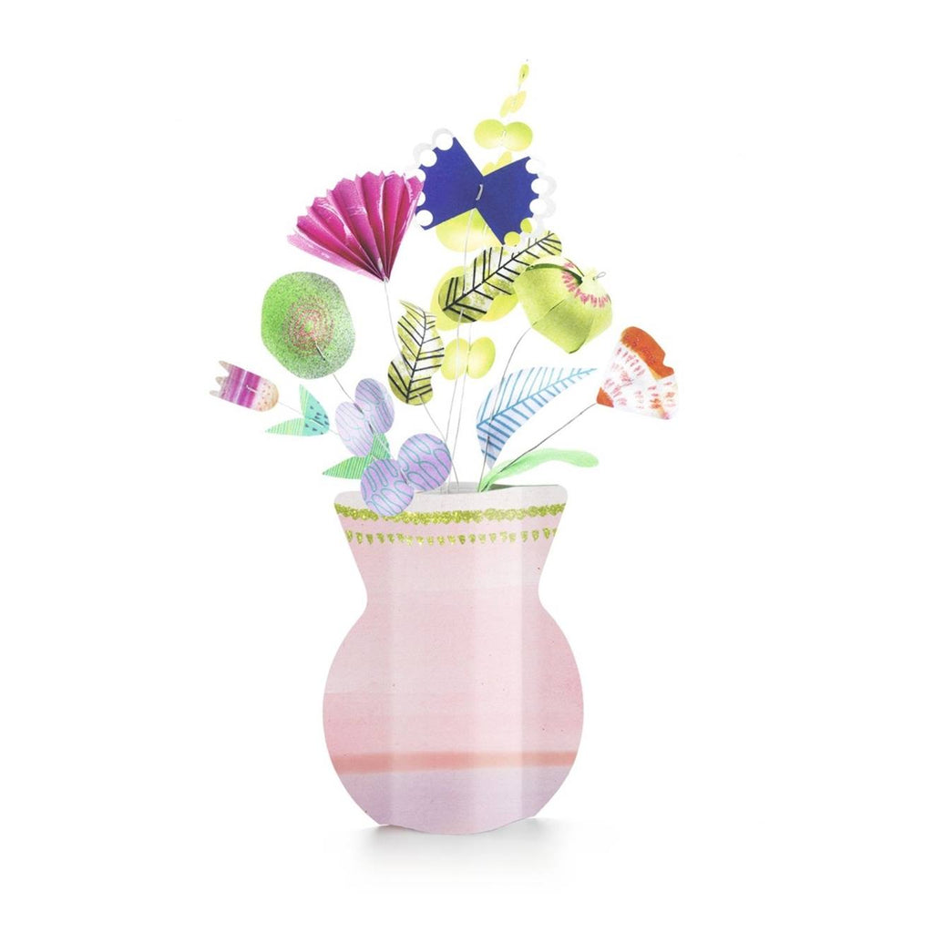 Do it yourself délicat bouquet de fleurs papier à créer multicolore