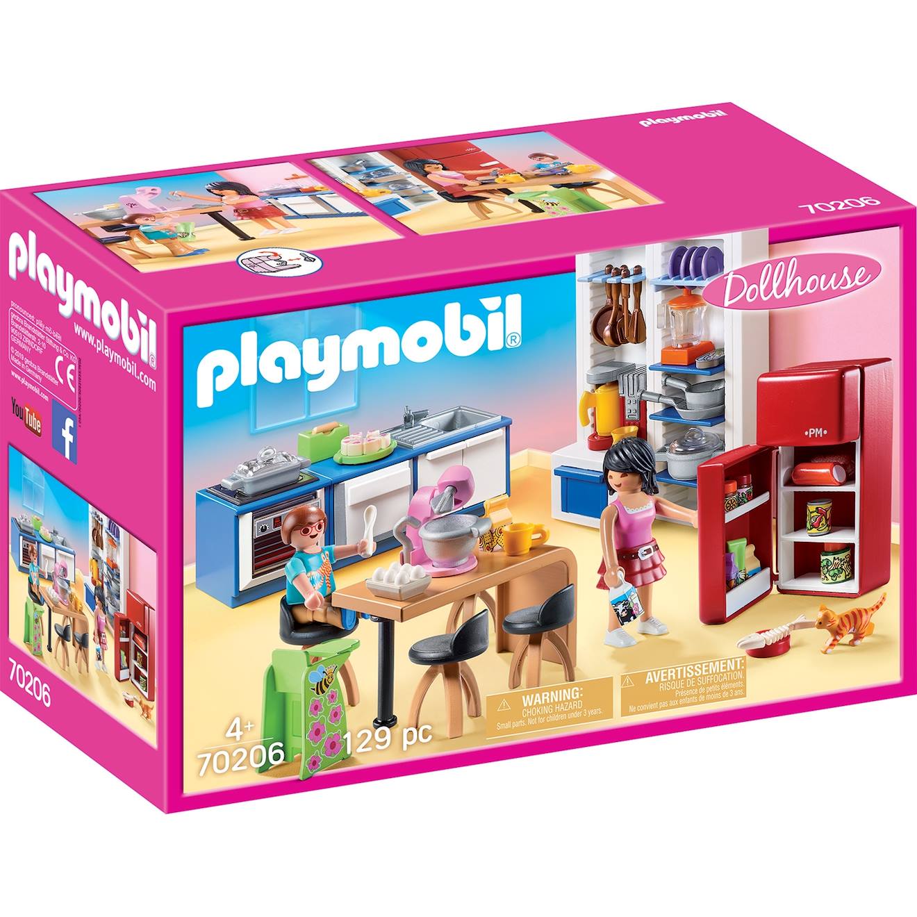 Dollhouse - cuisine familiale 70206 multicolore