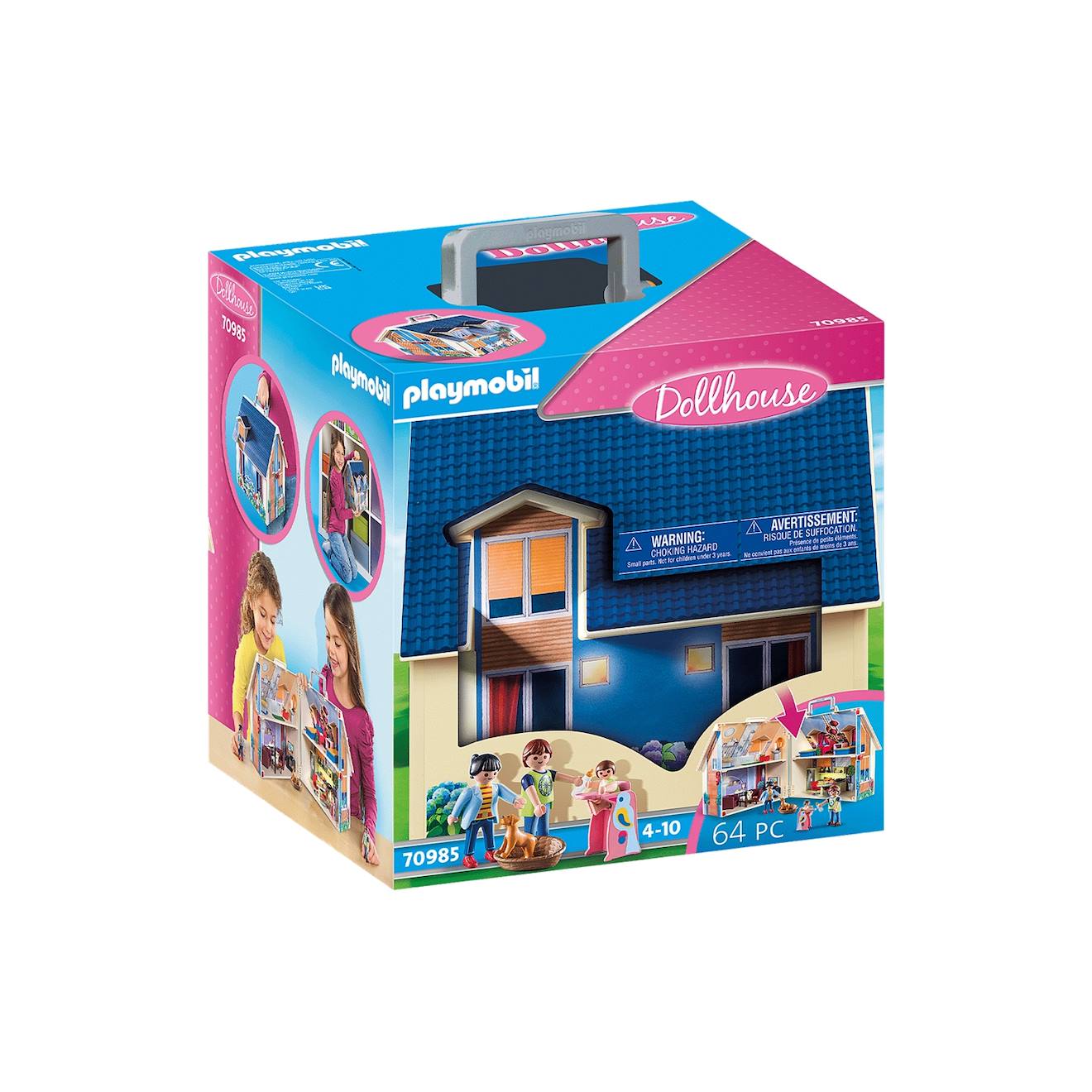 Dollhouse maison transportable 70985 multicolore