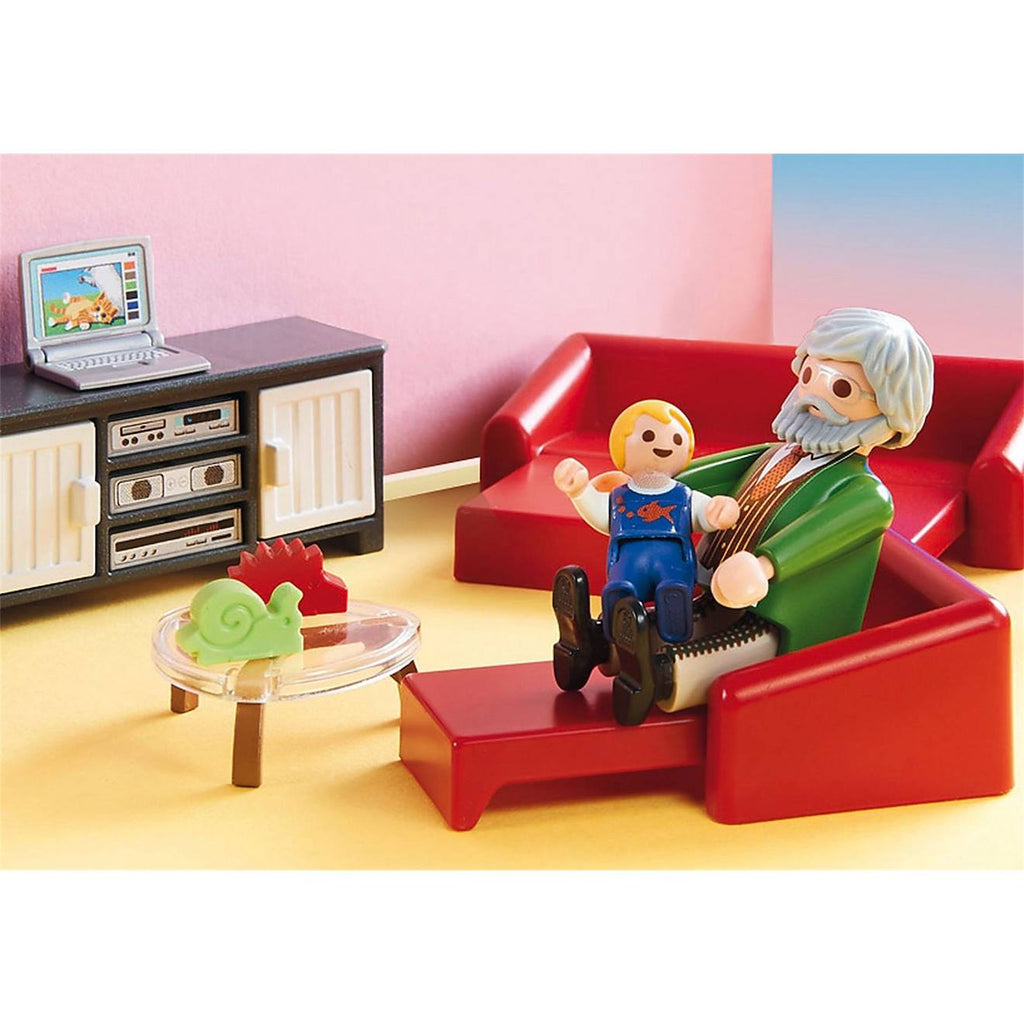 Dollhouse - salon avec cheminée 70207 multicolore
