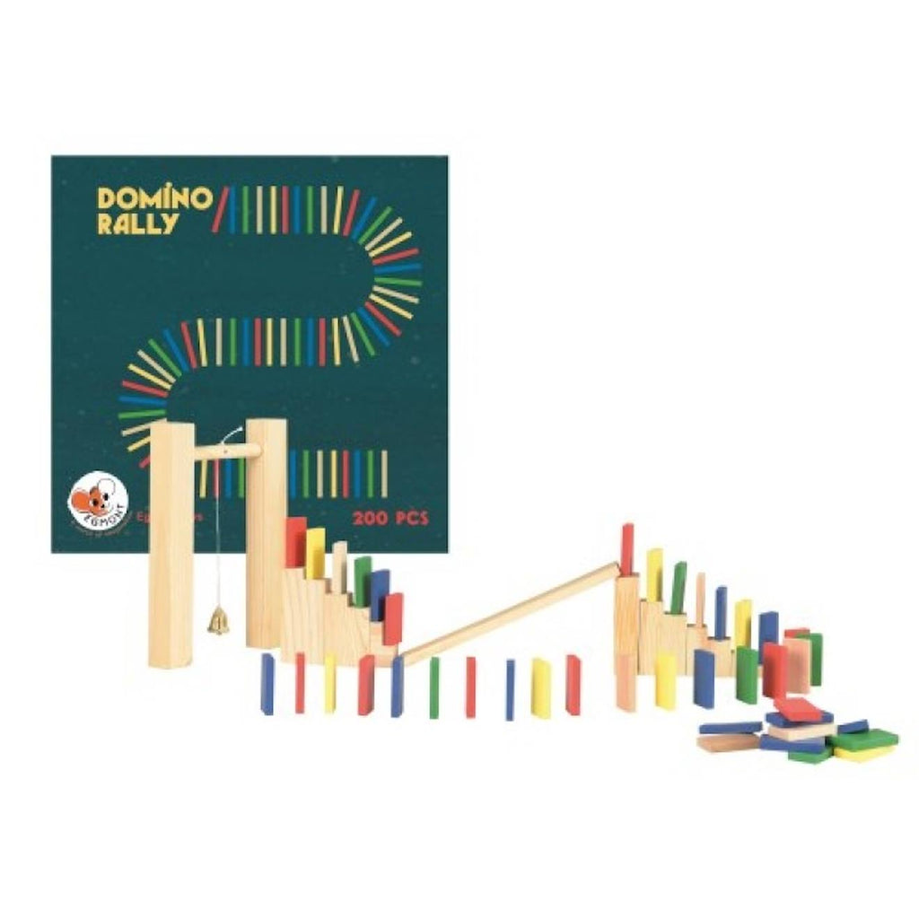 Domino rally rouge