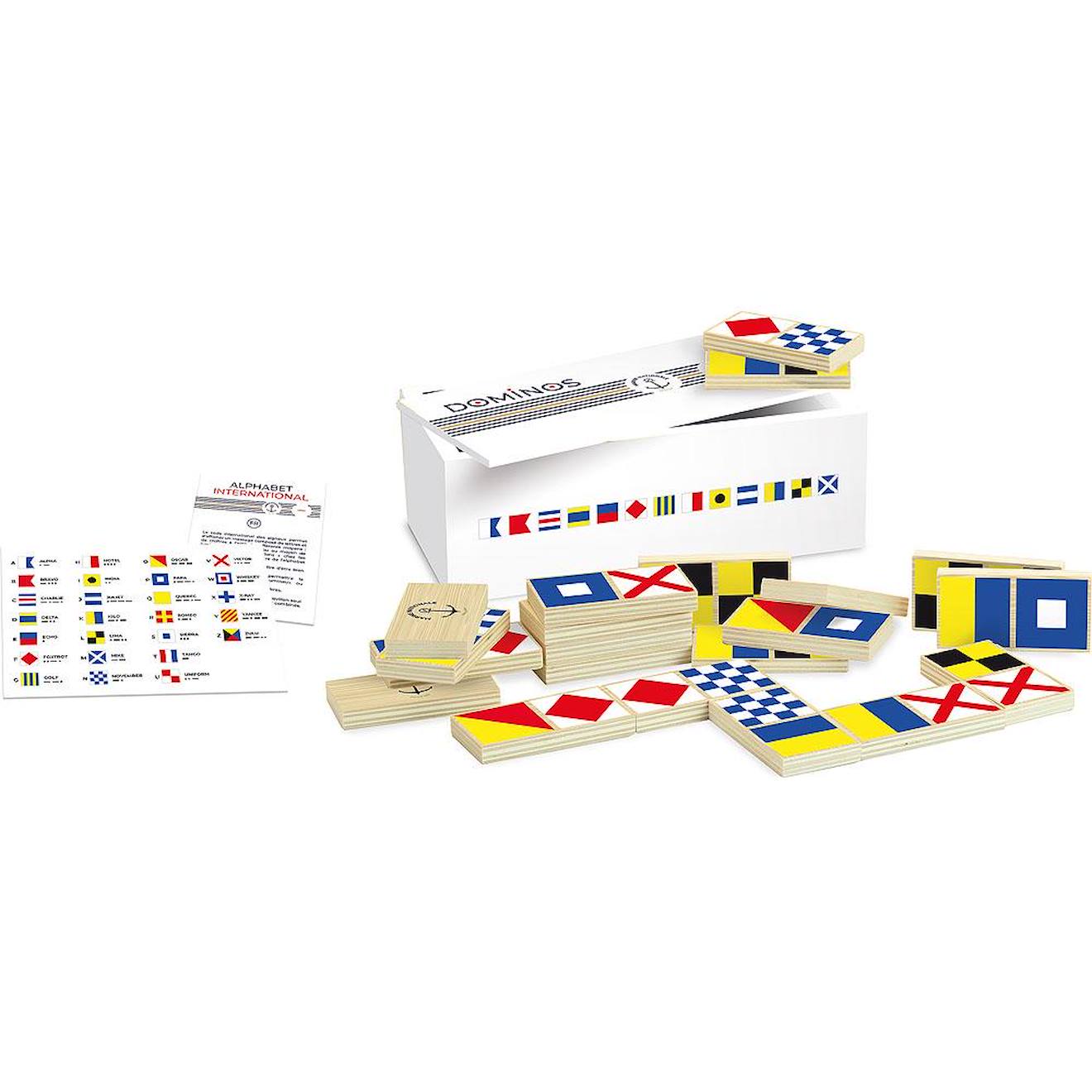 Dominos marine nationale blanc