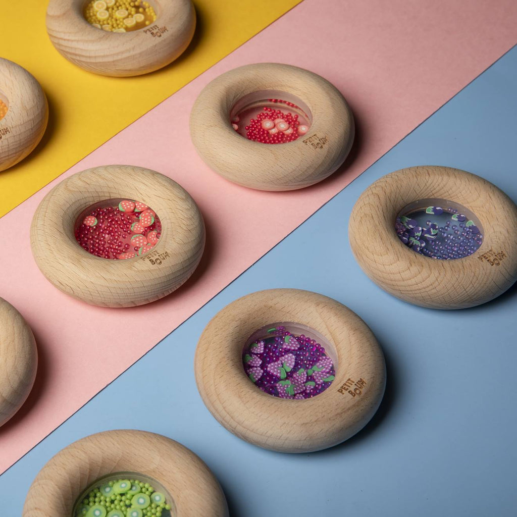 Donut sensoriel aubergines violet