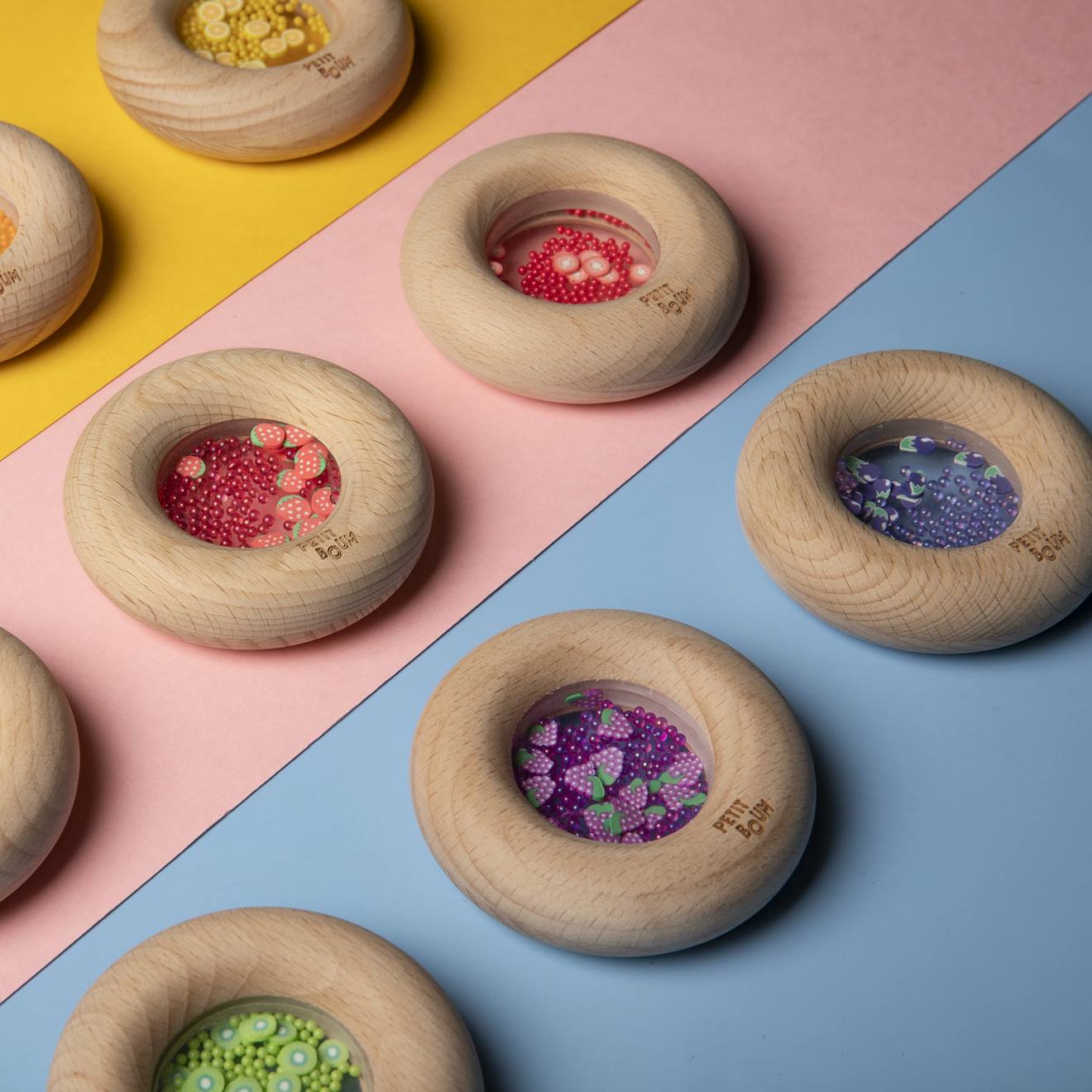 Donut sensoriel aubergines violet