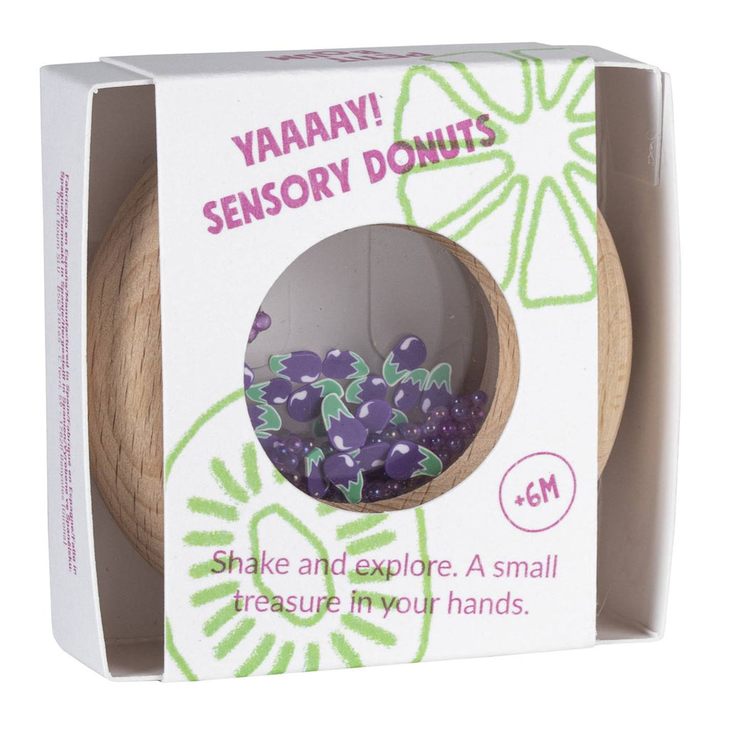 Donut sensoriel aubergines violet