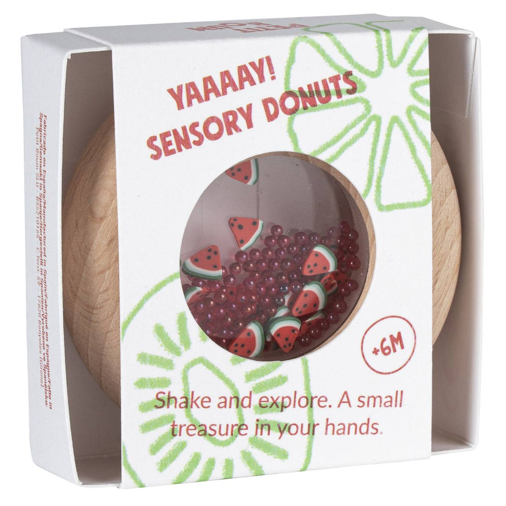 Donut sensoriel pastèques rouge