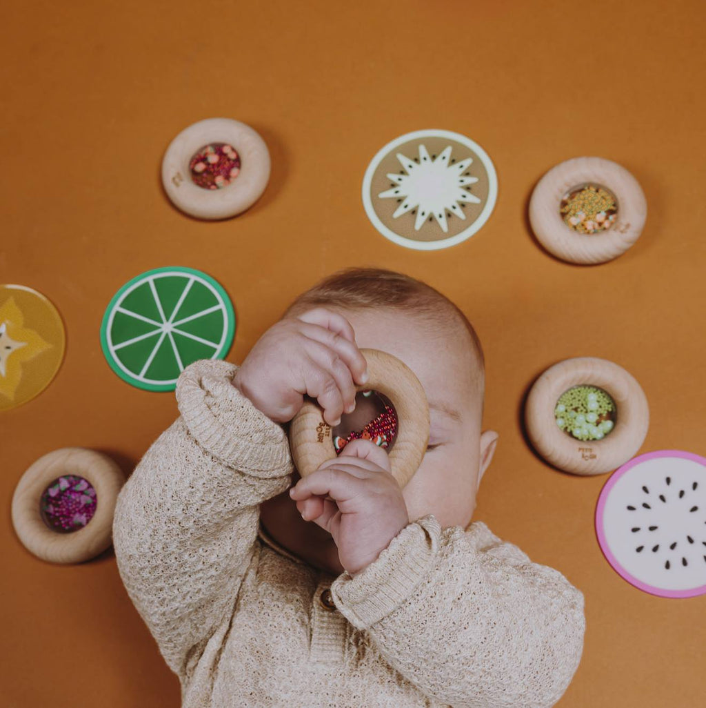 Donut sensoriel pastèques rouge