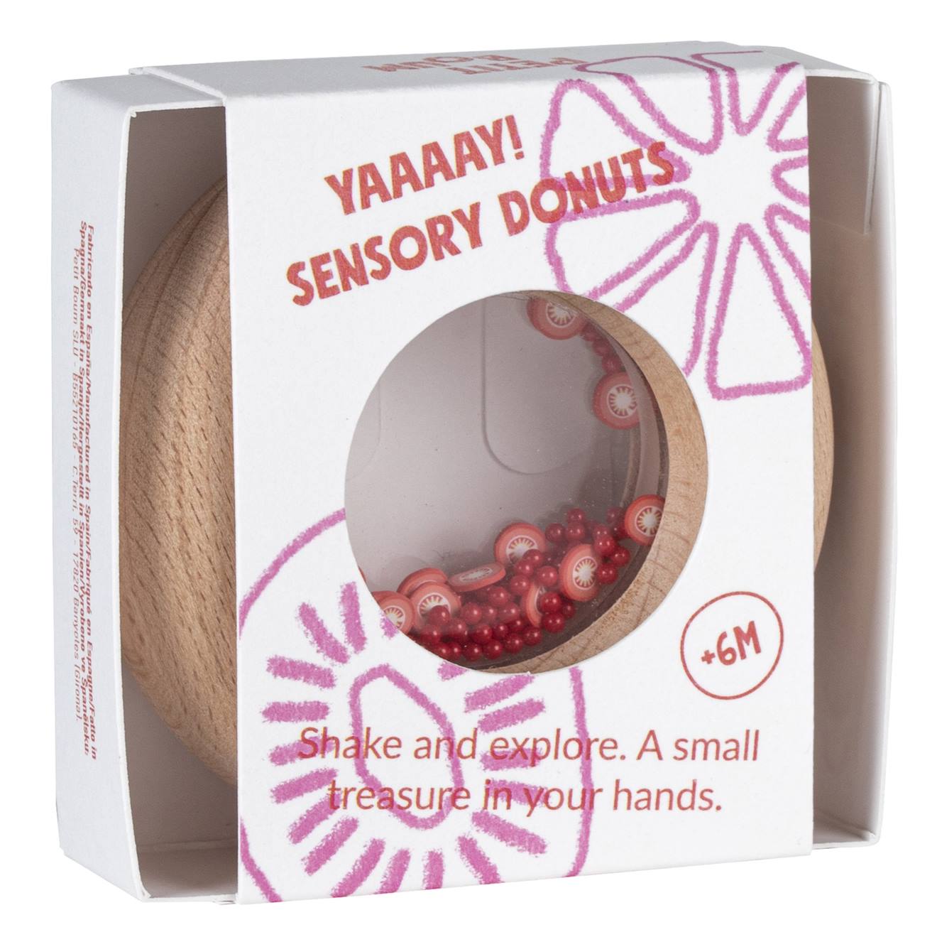 Donut sensoriel tomates rouge