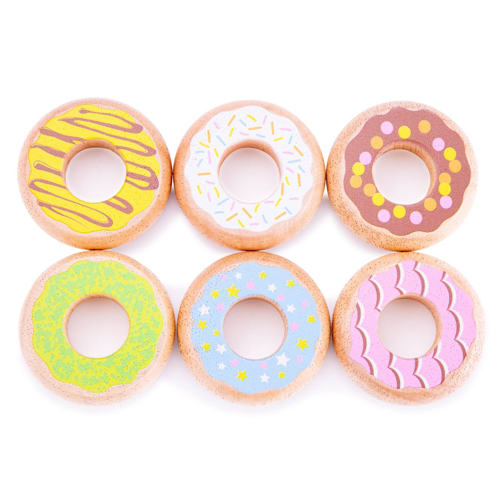 Donuts 6 pièces beige