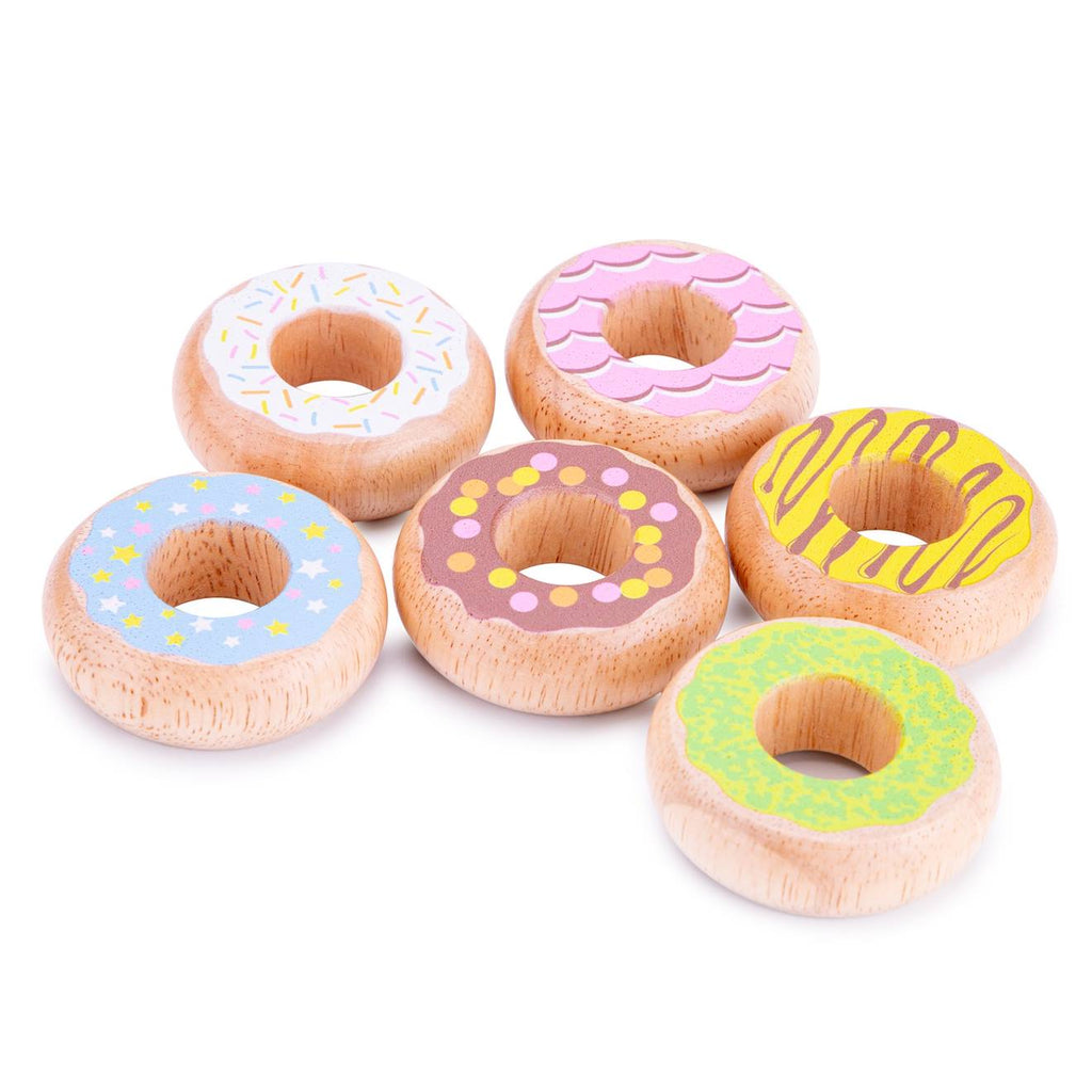 Donuts 6 pièces beige