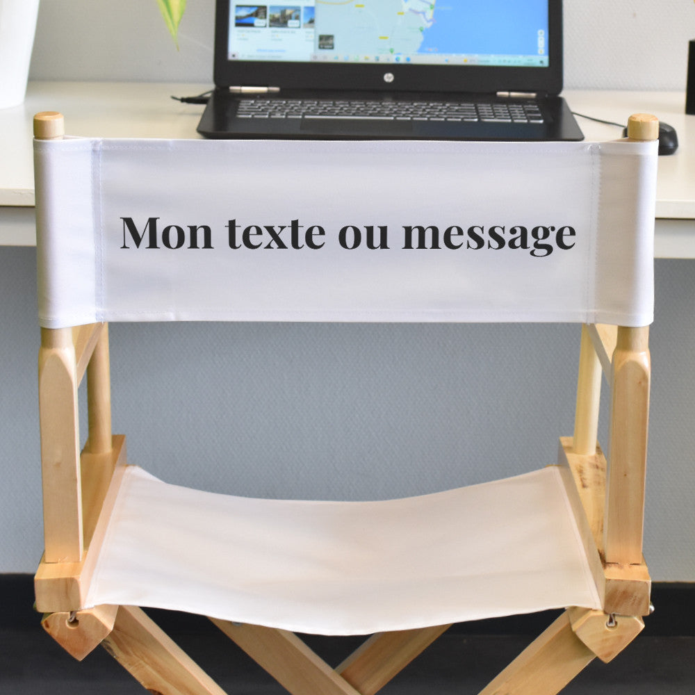 Dossier Chaise de Réalisateur à Personnaliser - Chaise Personnalisée