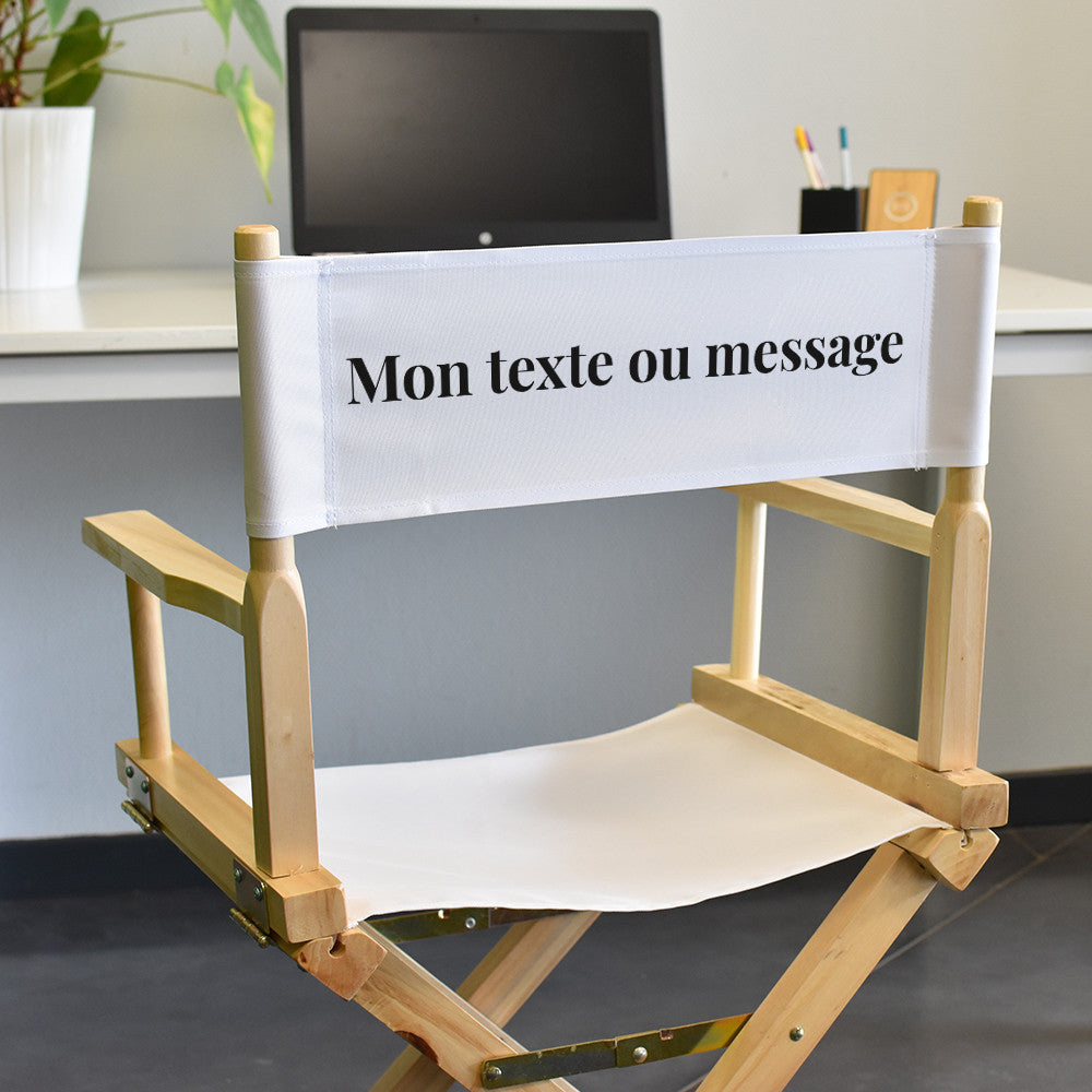 Dossier Chaise de Réalisateur à Personnaliser - Chaise Personnalisée
