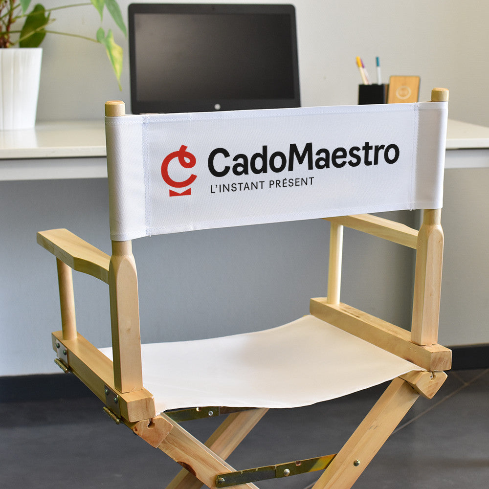 Dossier Chaise de Réalisateur Logo à Personnaliser - Chaise Personnalisée