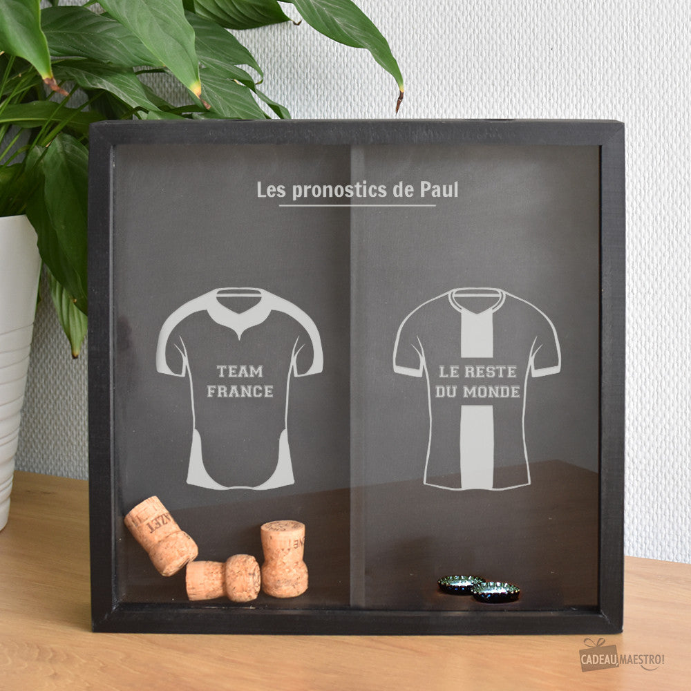 Double Collecteur de Capsules Pronostics à Personnaliser - Collecteur de Bouchons