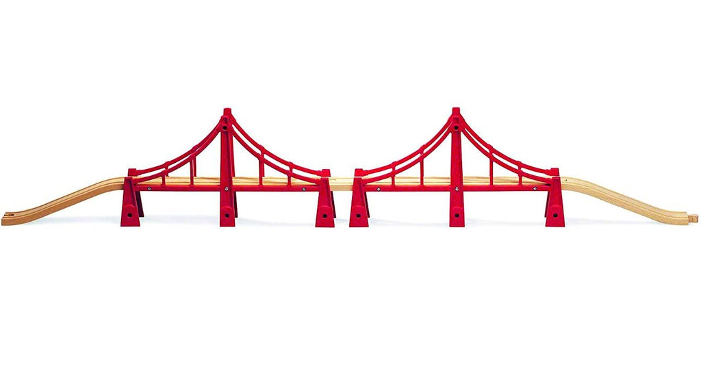 Double pont suspendu rouge