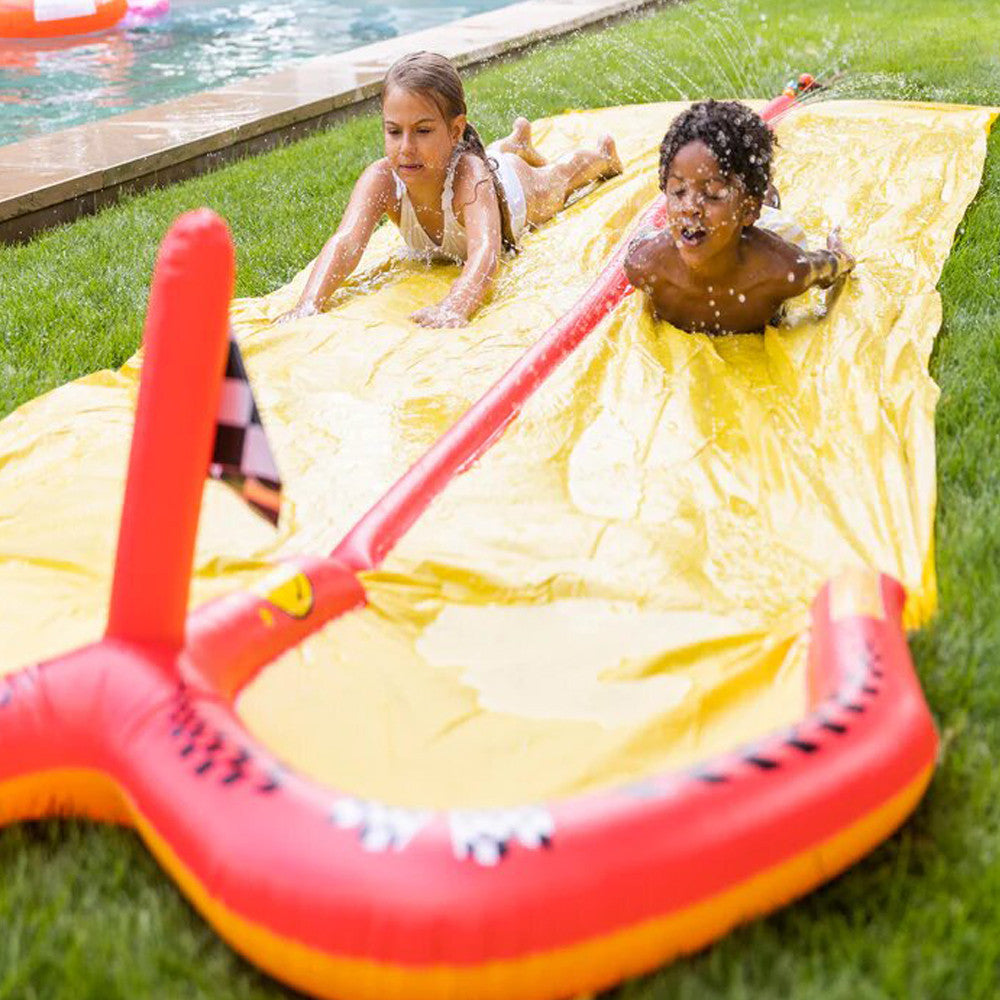 Ventriglisse Double Gonflable 5,5m - Piscine