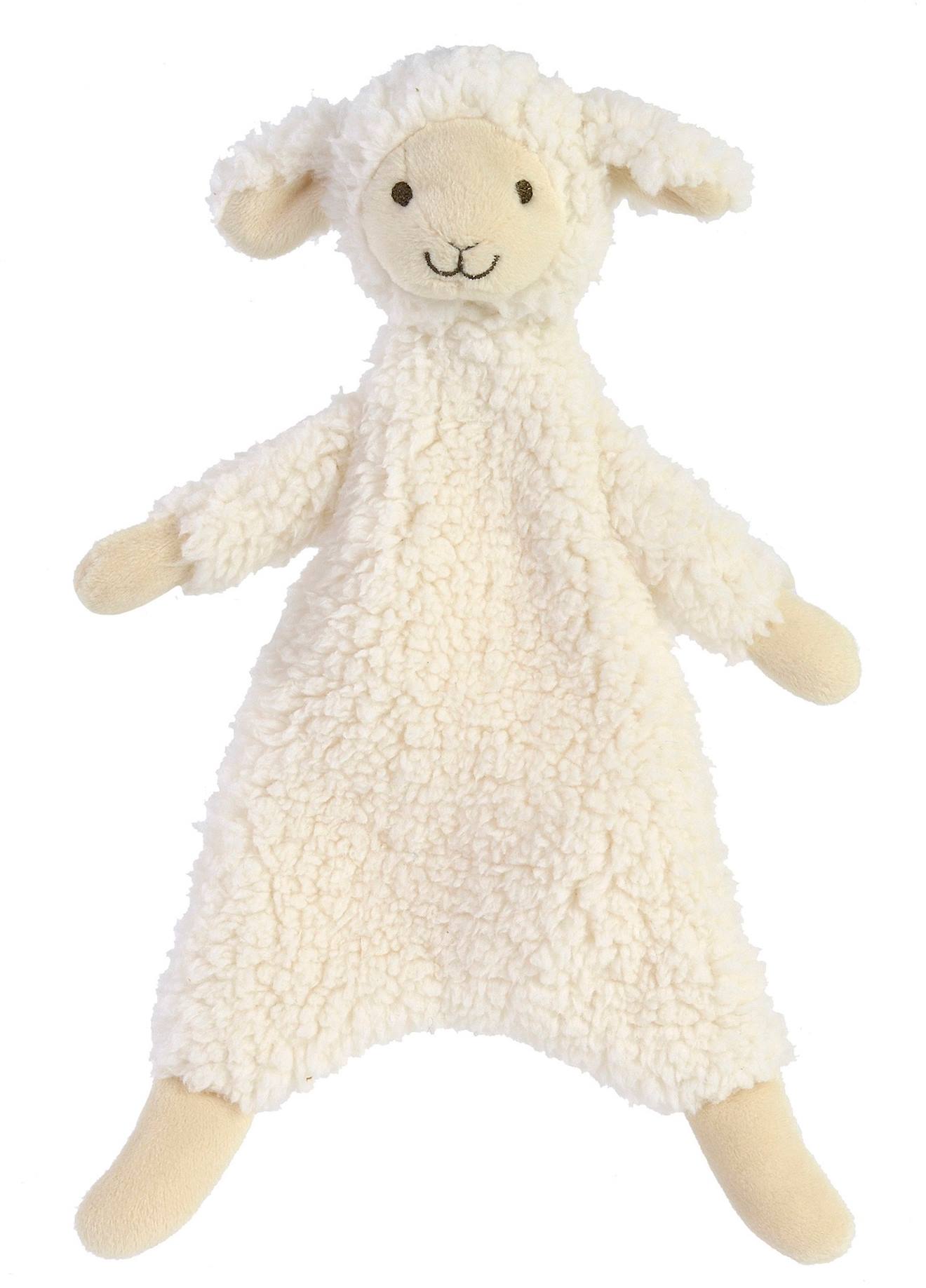 Doudou agneau léo 23 cm beige